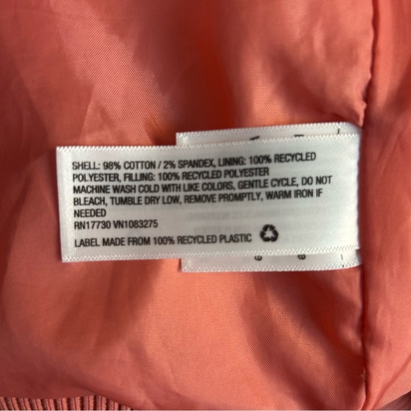 Universal Thread Quilted Coat Pink Coral Snap Zip Oversized XXL - Picture 9 of 10